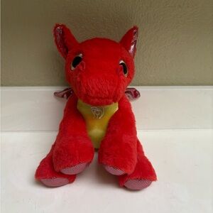 Red Plush Dragon Toy